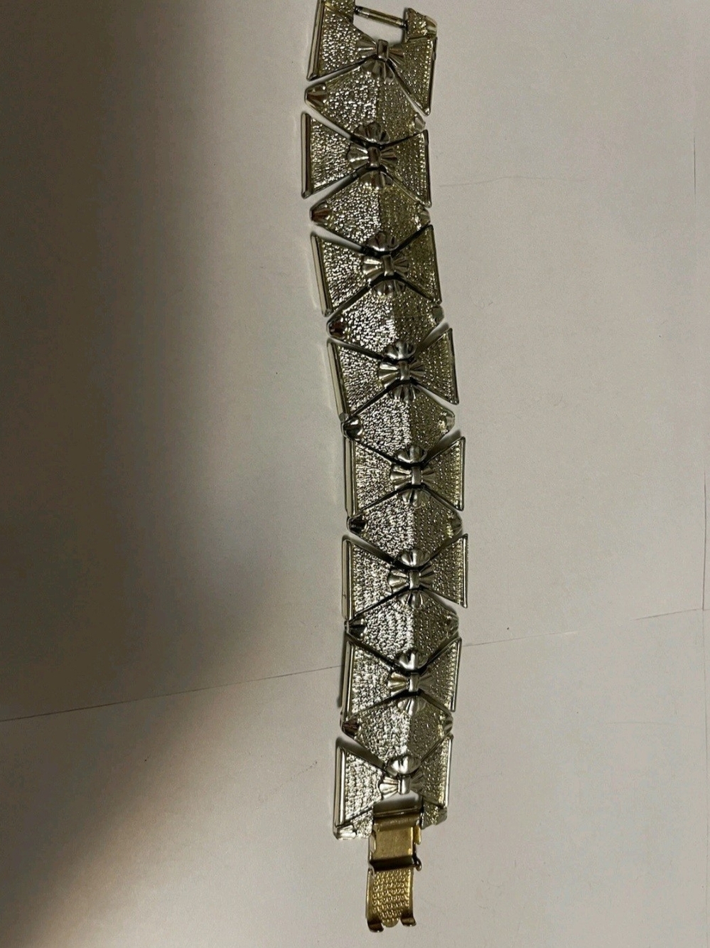 Silvertobe Coro Textured Geometric Bracelet Some Tarnish